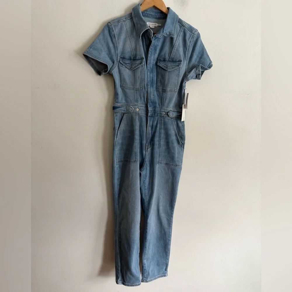 Good American Light Blue Fit for Success Jumpsuit - Picture 4 of 8